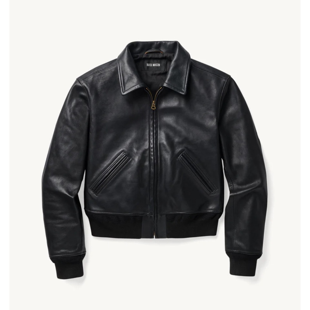ISO!!!! Buck Mason Heritage leather bomber in women’s large!!!